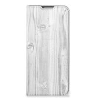 OPPO Reno8 Lite Book | Wallet Case | White Wood