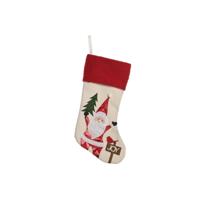Kerstsok Home ESPRIT Rood Crème 25 x 2 x 50 cm