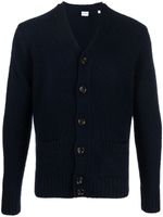 ASPESI cardigan boutonné en laine - Bleu