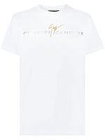 Giuseppe Zanotti t-shirt en coton à logo imprimé - Blanc