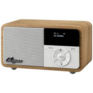 Sangean DDR-7X Radio DAB+, VHF (FM) AUX, Bluetooth Toetsvergrendeling, Oplaadbaar Hout (licht)