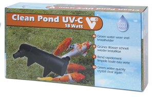 VT Clean Pond UV-C 18W - Algenbestrijdende Vijverfilter tot 9000L, Inclusief Montageset