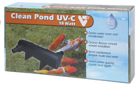 VT Clean Pond UV-C 18W - Algenbestrijdende Vijverfilter tot 9000L, Inclusief Montageset