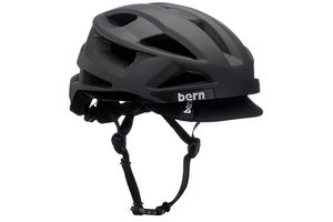 Bern FL-1 Pave Helm met vizier - Mat Zwart