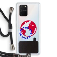 Run The World: Samsung Galaxy S10 Lite Transparant Hoesje met koord