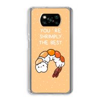 You're Shrimply The Best: Xiaomi Poco X3 NFC Transparant Hoesje
