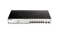 D-Link DGS-1210-10MP Managed L2 Gigabit Ethernet (10/100/1000) Power over Ethernet (PoE) Zwart, Grijs - thumbnail