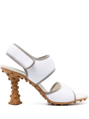Sunnei sandales à talons 1000Chiodi - Blanc