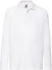 Fruit Of The Loom F504K Kids´ Long Sleeve 65/35 Polo - White - 164