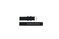 Horlogeband Universeel JD417.01 Silicoon Zwart 24mm Horlogeband Universeel JD417.01 Silicoon Zwart 24mm