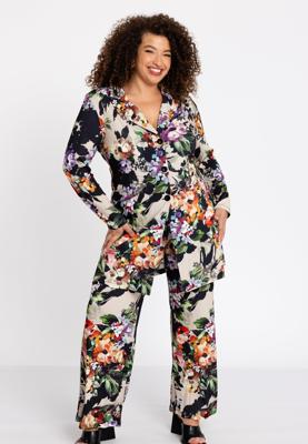 Yoek Broek lang BOUQUET | Bruin | Maat 54/56