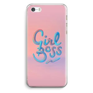 Girl boss: iPhone 5 / 5S / SE Transparant Hoesje