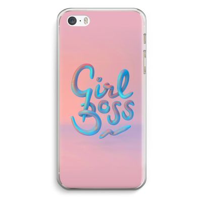 Girl boss: iPhone 5 / 5S / SE Transparant Hoesje