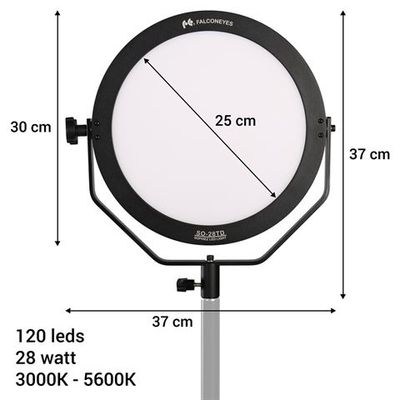 Falcon eyes bi-color led lamp sophiez so-28td op 230v