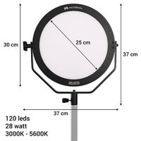 Falcon Eyes Bi-Color LED Lamp Sophiez SO-28TD op 230V - thumbnail