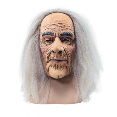 Carnaval oude man verkleedmasker - latex - voor volwassenen - bejaarde/abraham