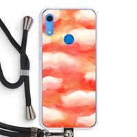 Lichte Wolken: Huawei Y6s Transparant Hoesje met koord