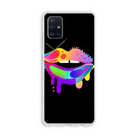 Lip Palette: Galaxy A51 4G Transparant Hoesje