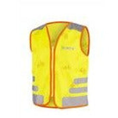 Wowow Reflectievest kids nutty jacket maat m geel