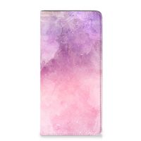 Bookcase Samsung Galaxy A14 4G Pink Purple Paint