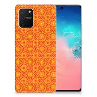 Samsung Galaxy S10 Lite TPU bumper Batik Oranje - thumbnail