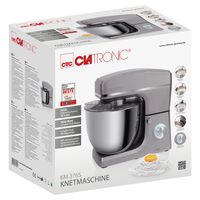 Clatronic KM 3765 keukenmachine 1500 W 10 l Roestvrijstaal - thumbnail