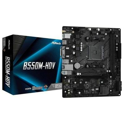 Moederbord ASRock B550M-HDV AMD AM4 AMD B550