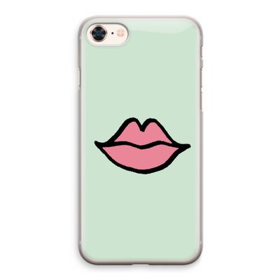 Kusje: iPhone 8 Transparant Hoesje