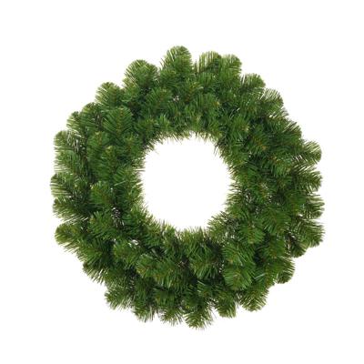 Kerstkrans - groen - 45 cm - deurkrans - kunststof - kerstversiering