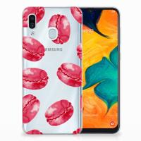 Samsung Galaxy A30 | Siliconen Case | Pink Macarons