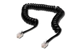 ASSMANN Electronic RJ10 - RJ10, 2m 2m Zwart telefoonkabel