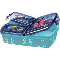 Lunchtrommel met Compartimenten Stitch Palms Polypropyleen 19 x 14 x 7 cm 19,5 x 16,5 x 6,7 cm