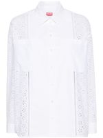 Kenzo chemise à broderie anglaise - Blanc - thumbnail