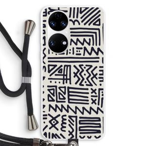 Marrakech print: Huawei P50 Transparant Hoesje met koord