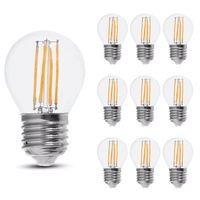 Set van 10 E27 filament lampen - G45 - 2700K - 6 Watt - 2 jaar garantie - thumbnail