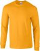 Gildan G2400 Ultra Cotton™ Long Sleeve T-Shirt - Gold - S