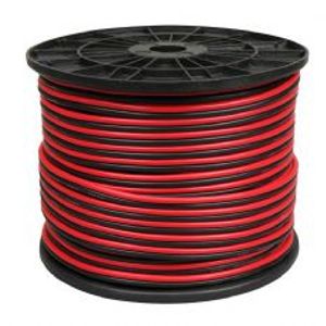 Luidsprekerkabel 2 x 4,0mm 100 M Rood Zwart