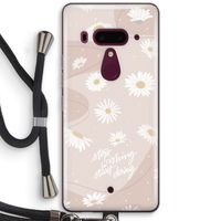 Daydreaming becomes reality: HTC U12+ Transparant Hoesje met koord
