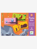 Puzzel duo Mama en Baby DJECO multi-gekleurd - thumbnail