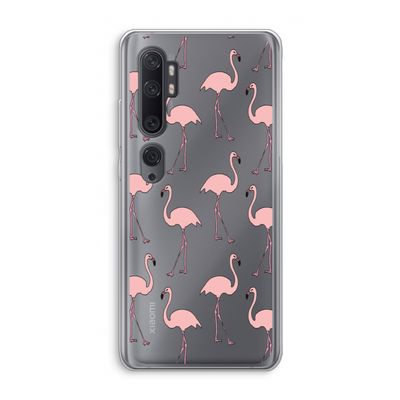 Anything Flamingoes: Xiaomi Mi Note 10 Transparant Hoesje
