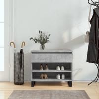VidaXL Schoenenkast 70x36x60 cm bewerkt hout betongrijs