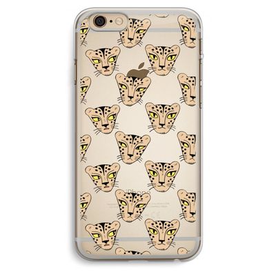 Tijger: iPhone 6 Plus / 6S Plus Transparant Hoesje