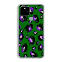 Green Cheetah: Google Pixel 5 Transparant Hoesje