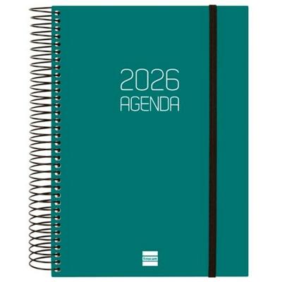 Agenda Finocam OPAQUE Groen A5 15,5 x 21,2 cm 2026 Agenda Finocam OPAQUE Groen A5 15,5 x 21,2 cm 2026