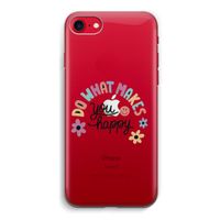 Happy days: iPhone SE 2020 Transparant Hoesje