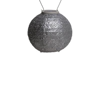 Round dia. 20 cm Topaze zilver lampion - Lumiz