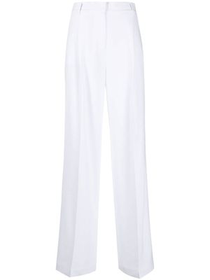 Michael Michael Kors pantalon de tailleur à taille haute - Blanc