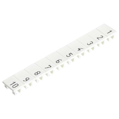 Wieland Electric 04.846.0553.0 Opschriftstroken Wit 25 stuk(s)