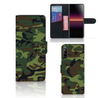 Sony Xperia L4 Telefoon Hoesje Army Dark - thumbnail