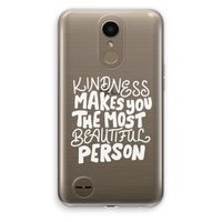 The prettiest: LG K10 (2017) Transparant Hoesje